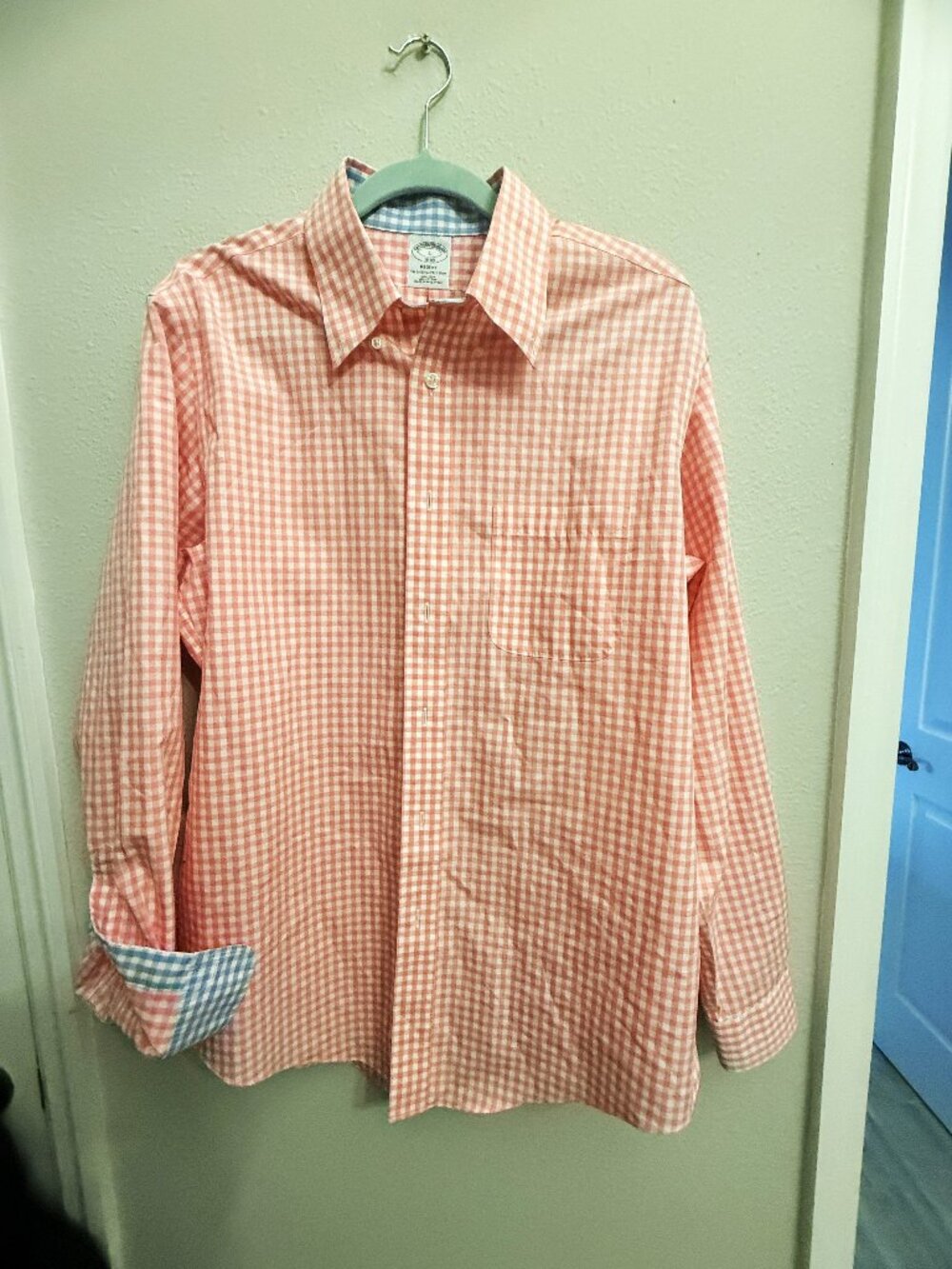 BROOKS BREATHERS MENS L/S Shirt L